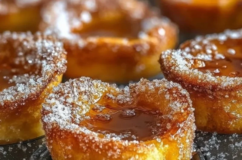 Delicious Cinnamon Sugar French Toast Muffins baked to perfection.