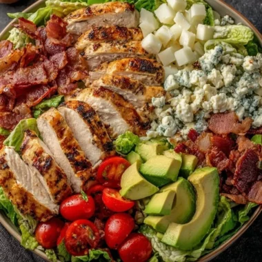 Savory BLT chicken salad with bacon, lettuce, and diced chicken