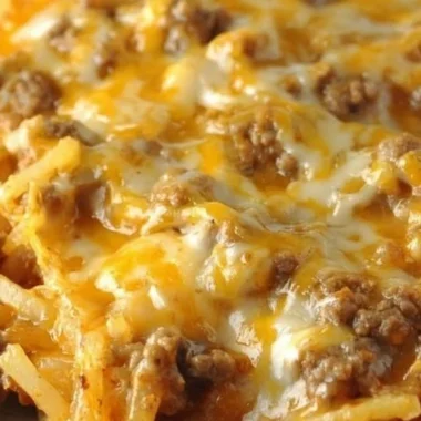 Taco Hashbrown Casserole in a crock pot, ready to serve with toppings.