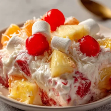 Delicious Better Than Sex Fruit Salad with a variety of fresh fruits.