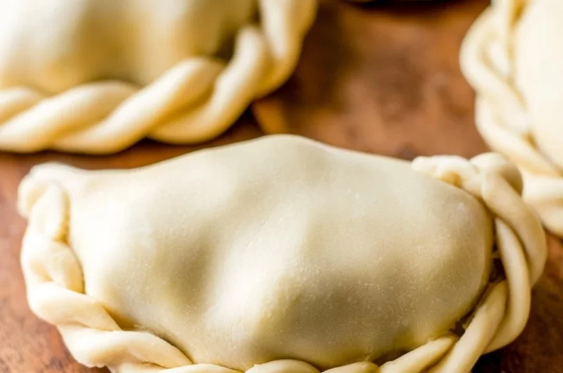 Homemade empanada dough ready for filling and baking.
