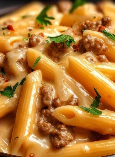 Delicious Gordon Ramsay ground turkey pasta served in a cozy bowl