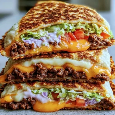 Delicious keto crunchwraps on a plate, perfect for a low-carb diet.
