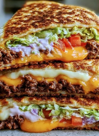 Delicious keto crunchwraps on a plate, perfect for a low-carb diet.
