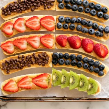 Healthy frozen banana treats served as a refreshing snack
