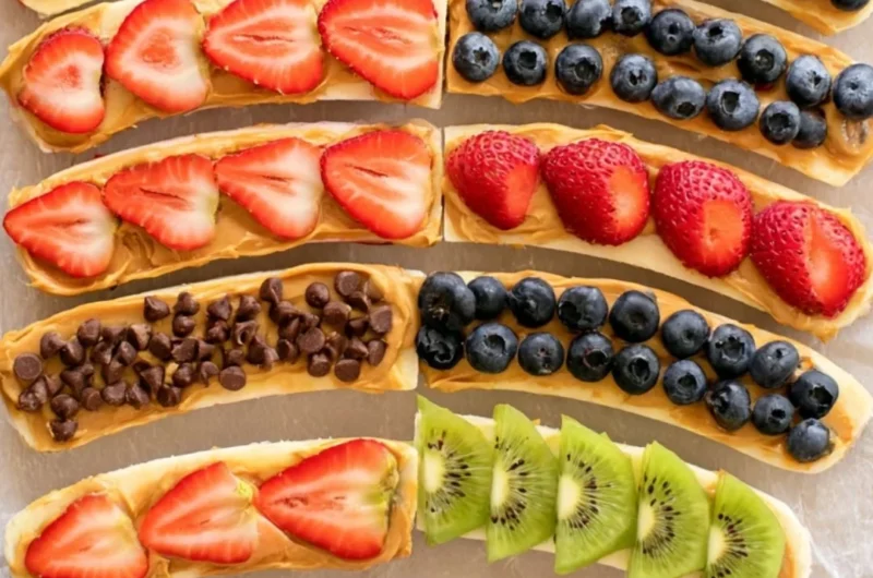 Healthy frozen banana treats served as a refreshing snack