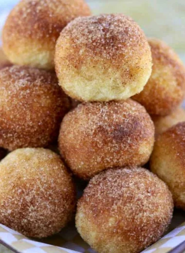 Homemade sourdough doughnuts with a fluffy texture and delicious glaze.