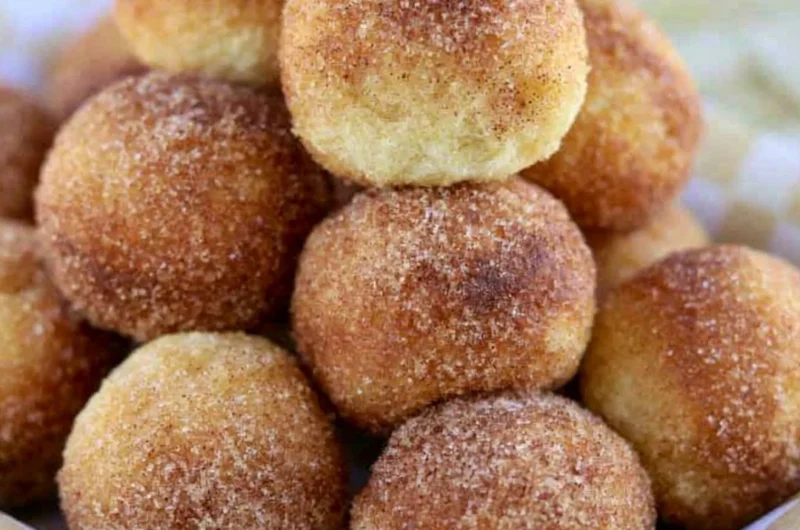 Homemade sourdough doughnuts with a fluffy texture and delicious glaze.